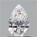 Diamante Natural 0.66 quilates, De pera , Color D, claridad VVS2 y certificado GIA