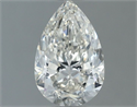 Natural Diamond 0.82 Carats, Pear with  Cut, J Color, SI1 Clarity and Certified by GIA