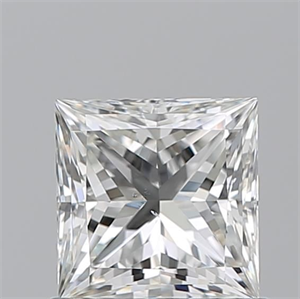 Picture of Natural Diamond 1.01 Carats, Princess with  Cut, I Color, VS2 Clarity and Certified by GIA