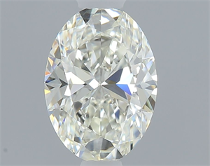 Picture of Natural Diamond 0.60 Carats, Oval with  Cut, J Color, VVS1 Clarity and Certified by GIA