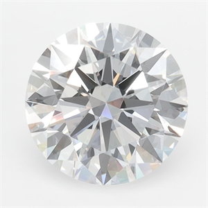 Picture of Lab Grown Diamond 2.09 Carats, Round with Ideal Cut, D Color, IF Clarity and Certified by IGI