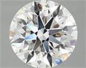 Lab Grown Diamond 3.08 Carats, Round with Excellent Cut, F Color, VVS2 Clarity and Certified by IGI
