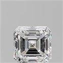 Natural Diamond 2.01 Carats, Asscher with  Cut, E Color, VS1 Clarity and Certified by GIA