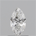 Natural Diamond 0.55 Carats, Marquise with  Cut, D Color, VS2 Clarity and Certified by GIA