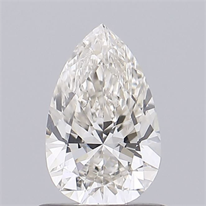 Picture of Natural Diamond 0.73 Carats, Pear with  Cut, I Color, VVS2 Clarity and Certified by IGI
