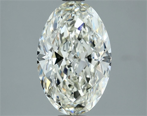 Picture of Natural Diamond 1.84 Carats, Oval with  Cut, I Color, VS1 Clarity and Certified by IGI