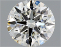 Diamante Natural 0.90 quilates, Redondo , Color H, claridad VVS1 y certificado HRD