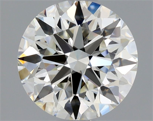Picture of Natural Diamond 0.90 Carats, Round with Excellent Cut, H Color, VVS1 Clarity and Certified by HRD