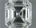 Natural Diamond 0.80 Carats, Asscher with  Cut, I Color, VVS2 Clarity and Certified by IGI