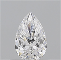 Natural Diamond 0.51 Carats, Pear with  Cut, D Color, VS1 Clarity and Certified by GIA