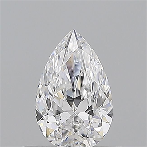 Picture of Natural Diamond 0.51 Carats, Pear with  Cut, D Color, VS1 Clarity and Certified by GIA