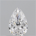 Natural Diamond 0.51 Carats, Pear with  Cut, D Color, VS1 Clarity and Certified by GIA