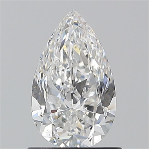 Foto Diamante Natural 1.00 quilates, De pera , Color E, claridad SI1 y certificado GIA de