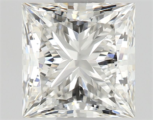 Picture of Natural Diamond 0.70 Carats, Princess with  Cut, G Color, VVS2 Clarity and Certified by GIA