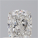 Diamante Natural 0.61 quilates, Del cojín , Color F, claridad VS2 y certificado GIA