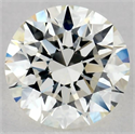Diamante Natural 0.57 quilates, Redondo , Color J, claridad IF y certificado GIA