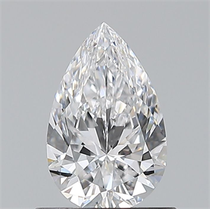 Picture of Natural Diamond 0.71 Carats, Pear with  Cut, D Color, VS2 Clarity and Certified by GIA