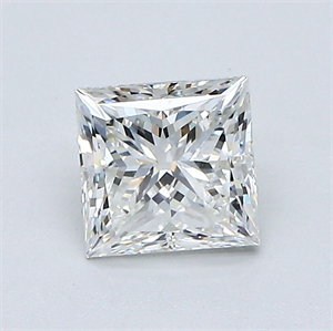Picture of Natural Diamond 1.01 Carats, Princess with  Cut, H Color, VVS1 Clarity and Certified by GIA