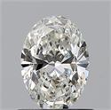 Diamante Natural 0.61 quilates, Ovalado , Color H, claridad VVS1 y certificado GIA