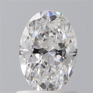 Picture of Natural Diamond 0.90 Carats, Oval with  Cut, E Color, SI1 Clarity and Certified by GIA