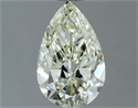 Natural Diamond 1.01 Carats, Pear with  Cut, K Color, VS1 Clarity and Certified by IGI