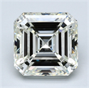 Natural Diamond 4.77 Carats, Asscher with  Cut, K Color, VS2 Clarity and Certified by GIA