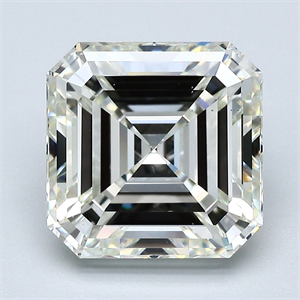 Foto Diamante Natural 4.77 quilates, Asscher , Color K, claridad VS2 y certificado GIA de
