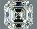 Natural Diamond 1.51 Carats, Asscher with  Cut, K Color, VS1 Clarity and Certified by IGI