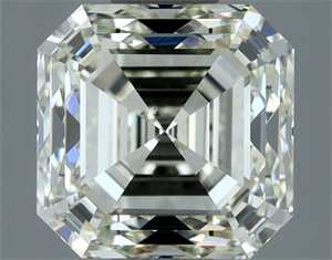 Picture of Natural Diamond 1.51 Carats, Asscher with  Cut, K Color, VS1 Clarity and Certified by IGI