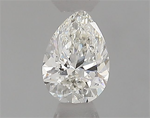 Picture of Natural Diamond 0.40 Carats, Pear with  Cut, H Color, VS2 Clarity and Certified by GIA