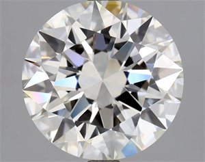 Picture of Natural Diamond 2.90 Carats, Round with Excellent Cut, H Color, VVS1 Clarity and Certified by GIA