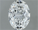 Natural Diamond 0.81 Carats, Oval with  Cut, F Color, VS1 Clarity and Certified by GIA