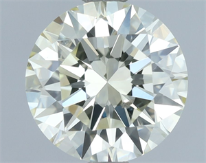 Picture of Natural Diamond 1.01 Carats, Round with Excellent Cut, L Color, SI1 Clarity and Certified by HRD