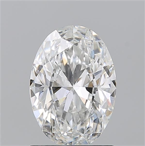 Picture of Natural Diamond 1.31 Carats, Oval with  Cut, F Color, SI1 Clarity and Certified by GIA