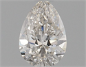 Diamante Natural 0.50 quilates, De pera , Color I, claridad VVS2 y certificado GIA