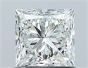 Natural Diamond 1.00 Carats, Princess with  Cut, I Color, VS2 Clarity and Certified by GIA