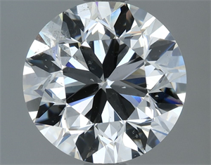 Picture of Natural Diamond 2.00 Carats, Round with Very Good Cut, H Color, SI2 Clarity and Certified by GIA