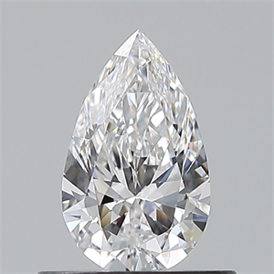 Foto Diamante Natural 0.50 quilates, De pera , Color D, claridad VVS2 y certificado GIA de