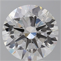 Lab Grown Diamond 5.55 Carats, Round with Excellent Cut, E Color, VVS2 Clarity and Certified by IGI