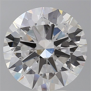 Picture of Lab Grown Diamond 5.55 Carats, Round with Excellent Cut, E Color, VVS2 Clarity and Certified by IGI