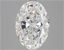 Natural Diamond 4.01 Carats, Oval with  Cut, E Color, VS2 Clarity and Certified by GIA