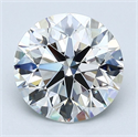 Natural Diamond 2.02 Carats, Round with Excellent Cut, G Color, VS1 Clarity and Certified by GIA