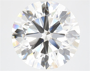 Picture of Lab Grown Diamond 6.17 Carats, Round with Ideal Cut, G Color, VS2 Clarity and Certified by IGI