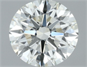 Diamante Natural 0.50 quilates, Redondo , Color J, claridad IF y certificado IGI