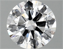 Lab Grown Diamond 1.32 Carats, Round with Ideal Cut, D Color, VS1 Clarity and Certified by IGI