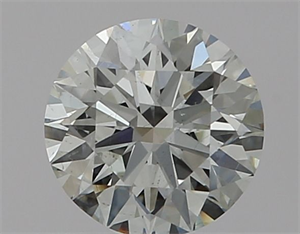 Picture of Natural Diamond 0.52 Carats, Round with Excellent Cut, G Color, SI1 Clarity and Certified by GIA