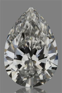 Picture of Natural Diamond 0.41 Carats, Pear with  Cut, D Color, VS2 Clarity and Certified by GIA