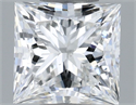 Natural Diamond 0.60 Carats, Princess with  Cut, G Color, SI1 Clarity and Certified by GIA