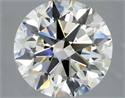 Natural Diamond 2.11 Carats, Round with Excellent Cut, I Color, VS1 Clarity and Certified by GIA