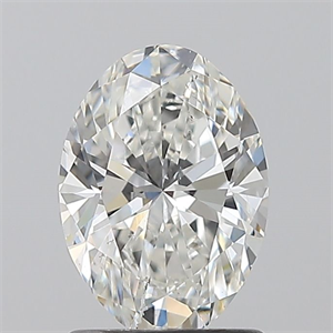 Picture of Natural Diamond 1.20 Carats, Oval with  Cut, G Color, SI1 Clarity and Certified by GIA